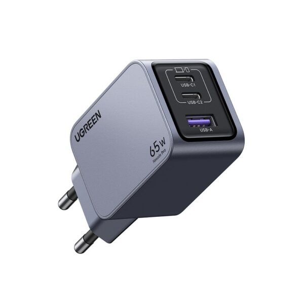 Ugreen Wall Charger 1 USB-A / 2 USB-C 65W - Image 4